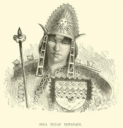 Inca Tupac Yupanqui by Edouard Riou
